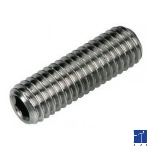 Gewindestift mit Innensechskant DIN 913 M8 X 1.25 X 12mm cl.45H eslock grün