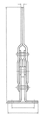 Vertikalgriff-Heuschrecke niedrige Serie HV 950 KAKUTA®-Stahl