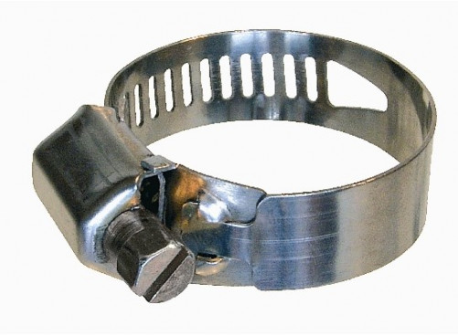 Schelle mit durchbrochenem Band Breite 14mm Ø122 bis 142mm Edelstahl 304