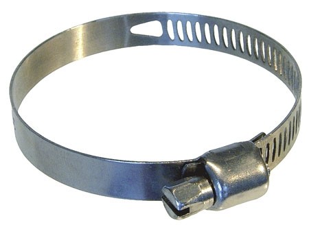 Rohrschelle mit durchbrochenem Band Breite 8mm Ø40 bis 60mm Edelstahl 304